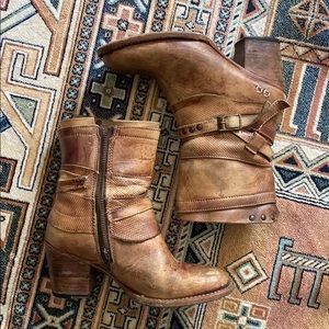 Bed Stu Rowdy Leather Boot Teak Driftwood